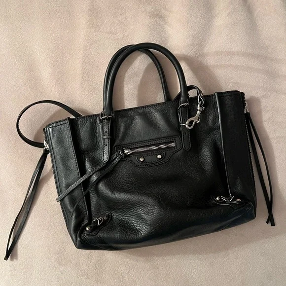Balenciaga Mini Papier Mini A4 Zip Around Tote